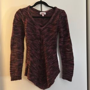 🐾 4 for $20 Bongo purple heather with grays and pinks sweater